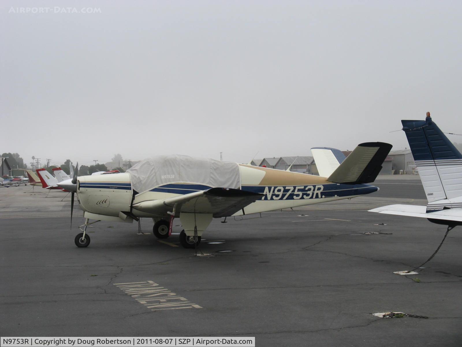 N9753R, 1960 Beech M35 Bonanza C/N D-6241, 1960 Beech M35 BONANZA, Continental IO-470-C 250 Hp