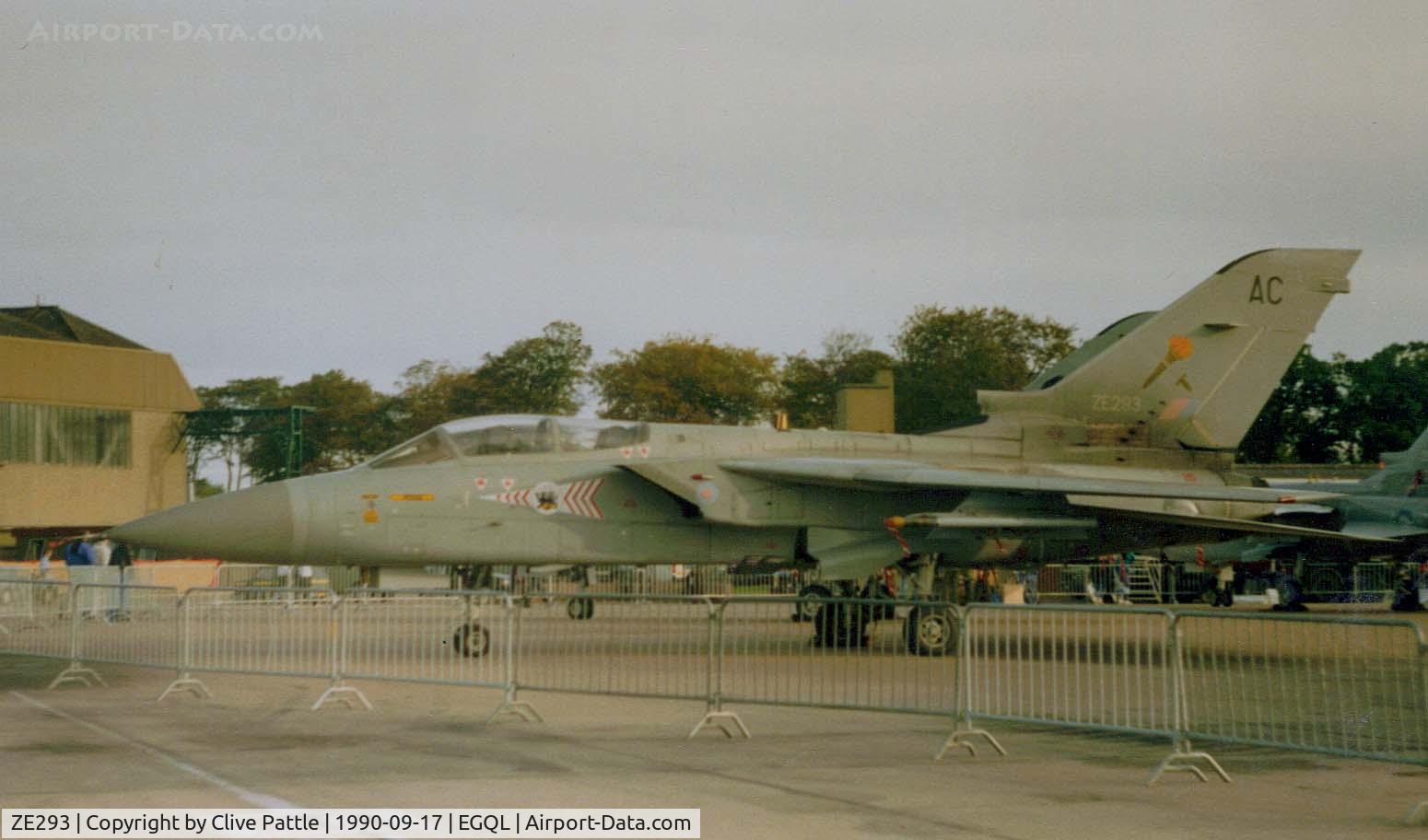 ZE293, 1987 Panavia Tornado F.3 C/N 629/AT023/3280, RAF Panavia Tornado F.3 ZE293 coded AC of 229 OCU/56(R) Sqn pictured at the RAF Leuchars  (EGQS) Battle of Britain Airshow September 1990