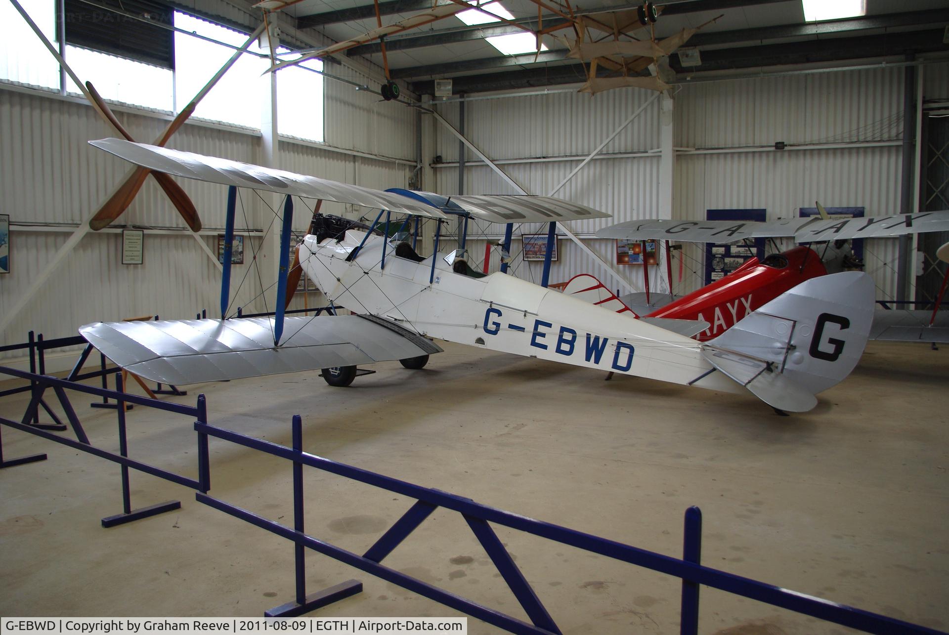 G-EBWD, 1928 De Havilland DH.60X Moth C/N 552, On display.