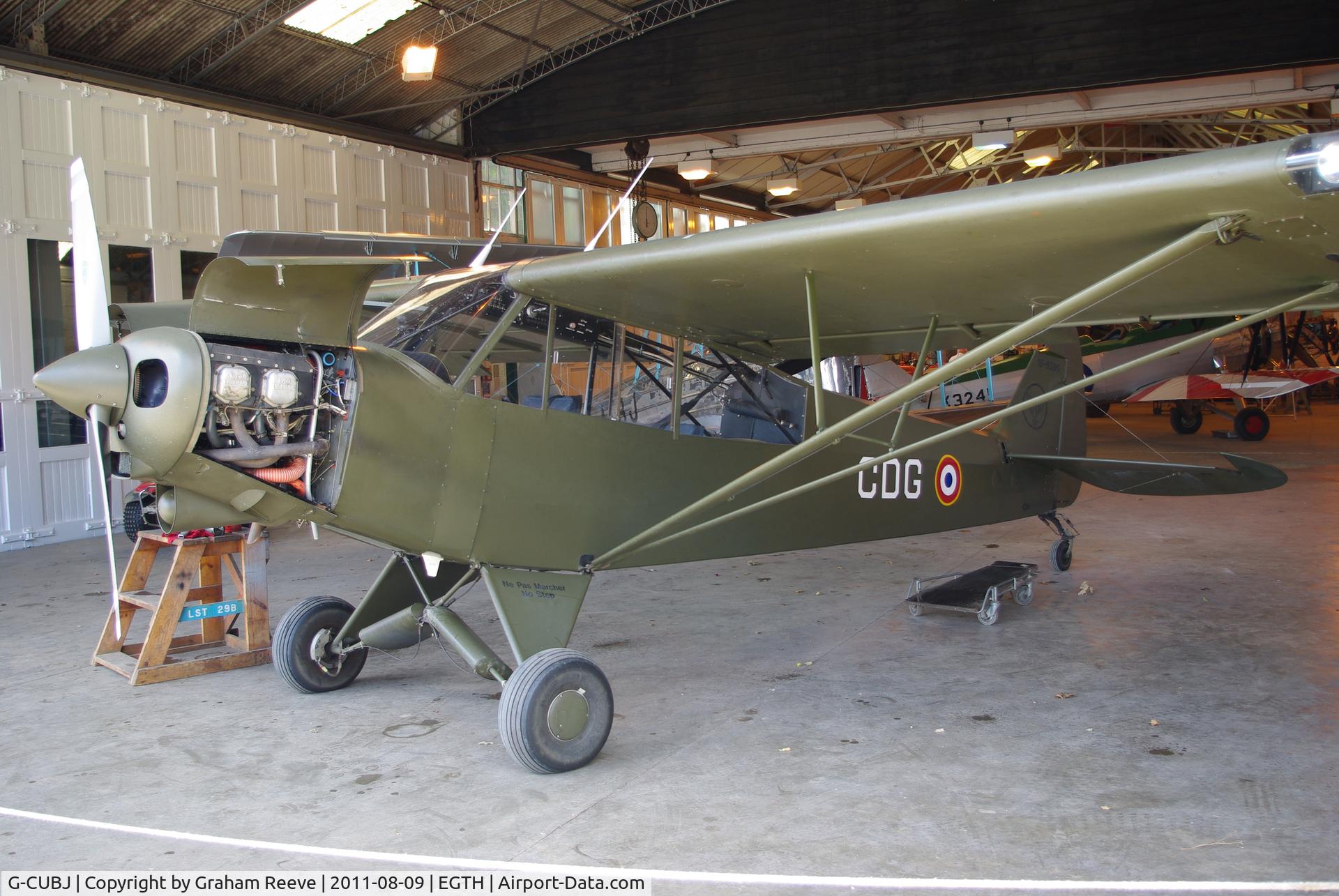 G-CUBJ, 1956 Piper L-18C Super Cub (PA-18-95) C/N 18-5395, At Shuttleworth.