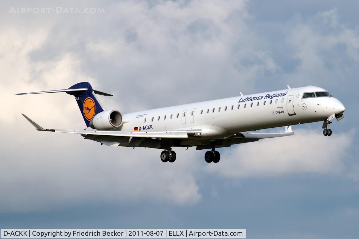 D-ACKK, 2006 Bombardier CRJ-900LR (CL-600-2D24) C/N 15094, on final RW24