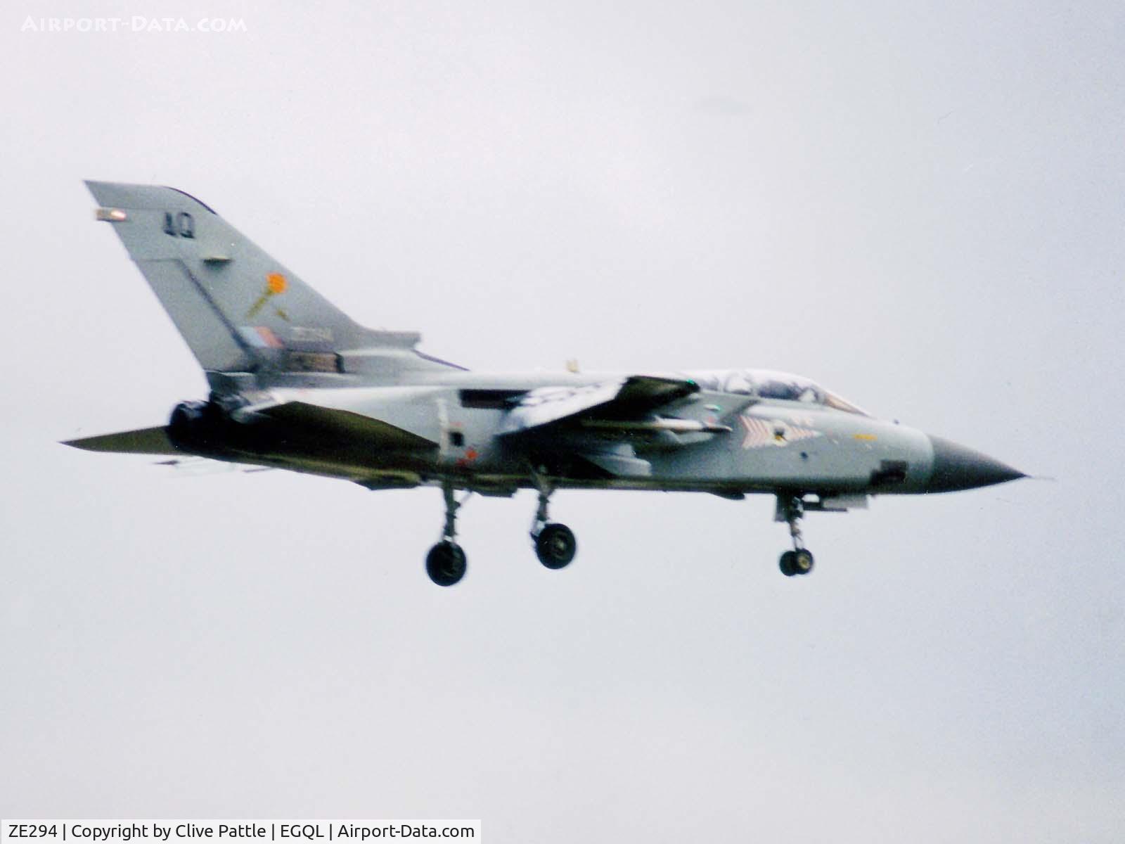 ZE294, 1987 Panavia Tornado F.3 C/N 631/AS039/3281, RAF Panavia Tornado F.3 ZE294 coded AQ of 229 OCU/65(R) Sqn pictured at RAF Lossiemouth (EGQS)