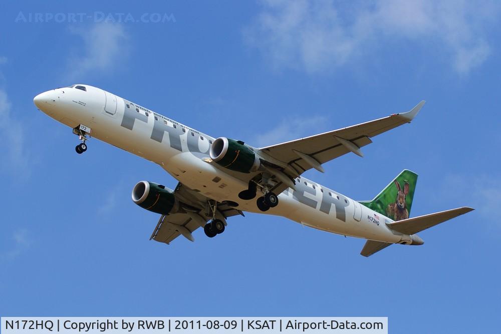 N172HQ, 2008 Embraer 190AR (ERJ-190-100IGW) C/N 19000198, Landing 12R