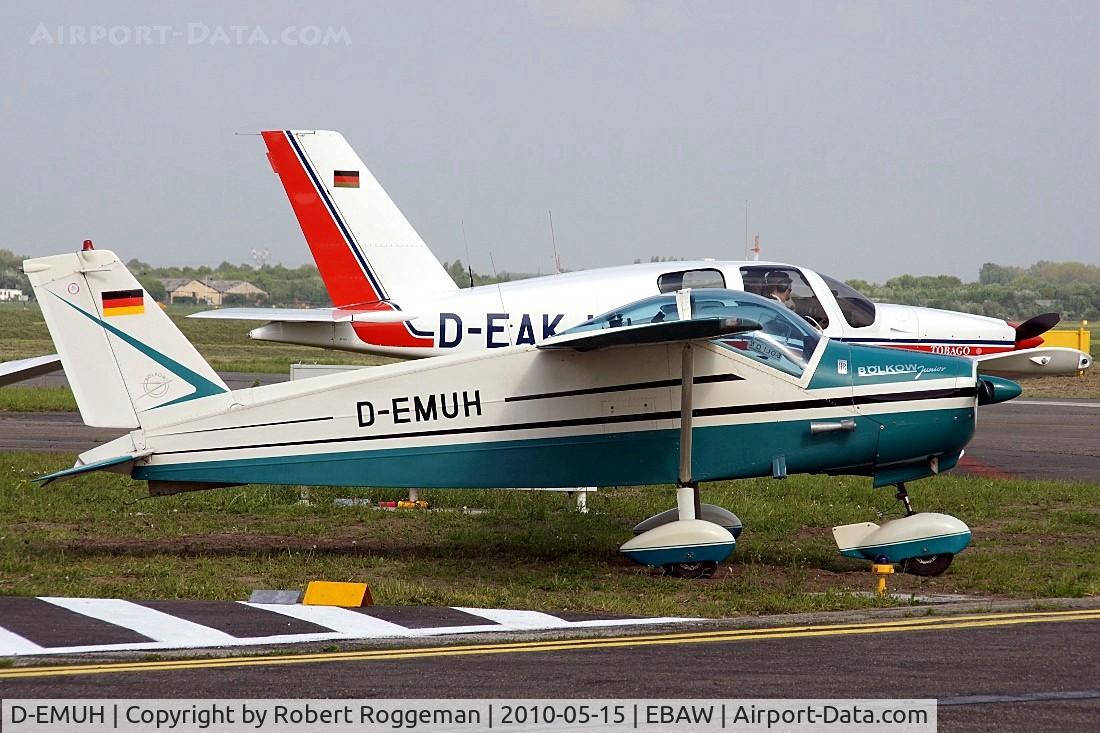 D-EMUH, 1966 Bolkow Bo-208C Junior C/N 623, Fly in.
