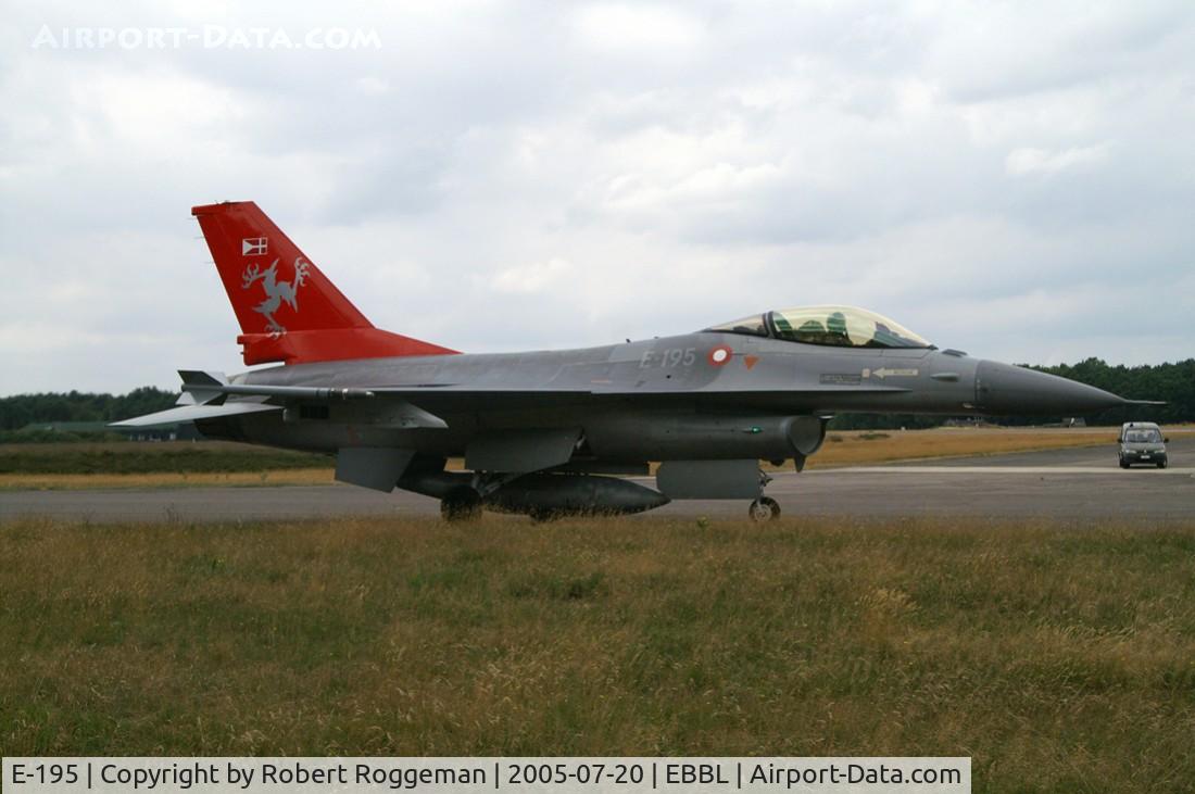 E-195, SABCA F-16AM Fighting Falcon C/N 6F-22, Spottersday.