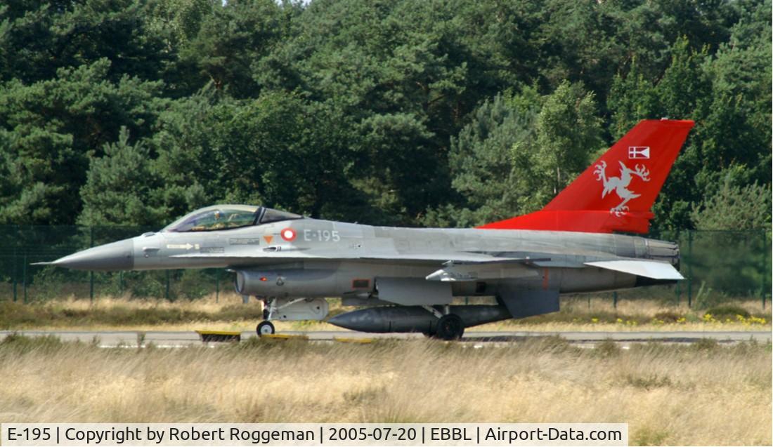 E-195, SABCA F-16AM Fighting Falcon C/N 6F-22, Spottersday.