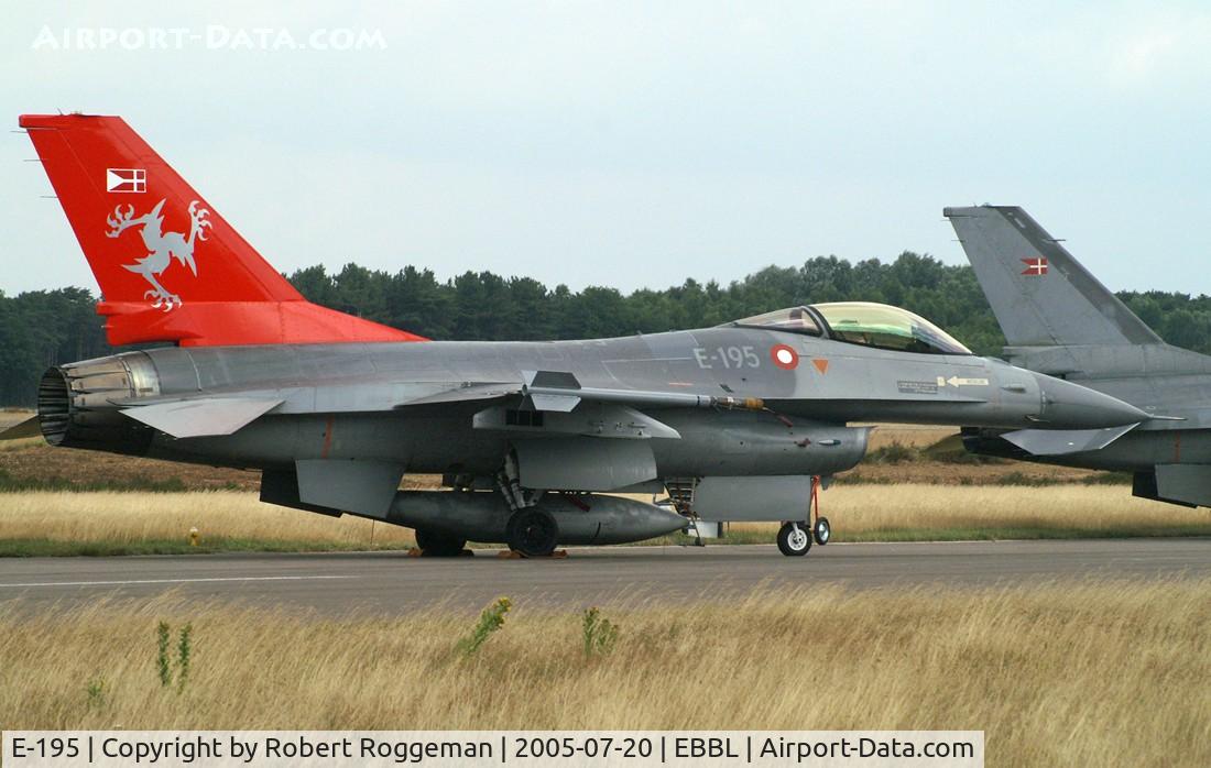 E-195, SABCA F-16AM Fighting Falcon C/N 6F-22, Spottersday
