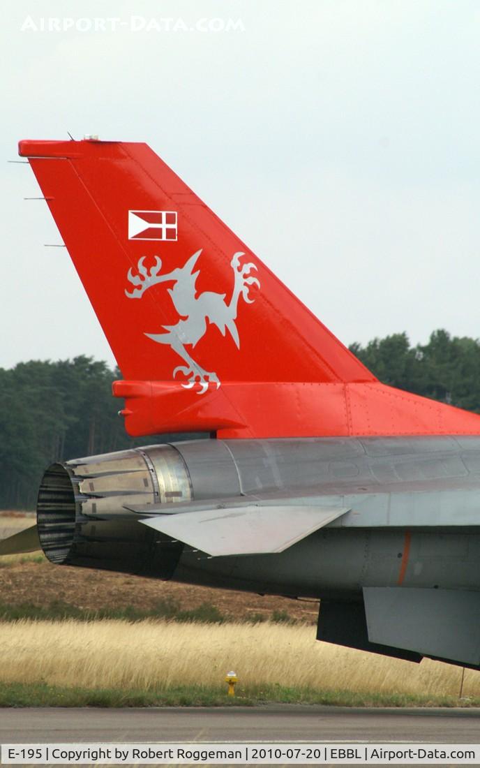 E-195, SABCA F-16AM Fighting Falcon C/N 6F-22, Spottersday.