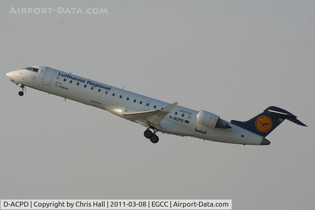 D-ACPD, 2001 Canadair CRJ-701ER (CL-600-2C10) Regional Jet C/N 10015, Lufthansa CityLine