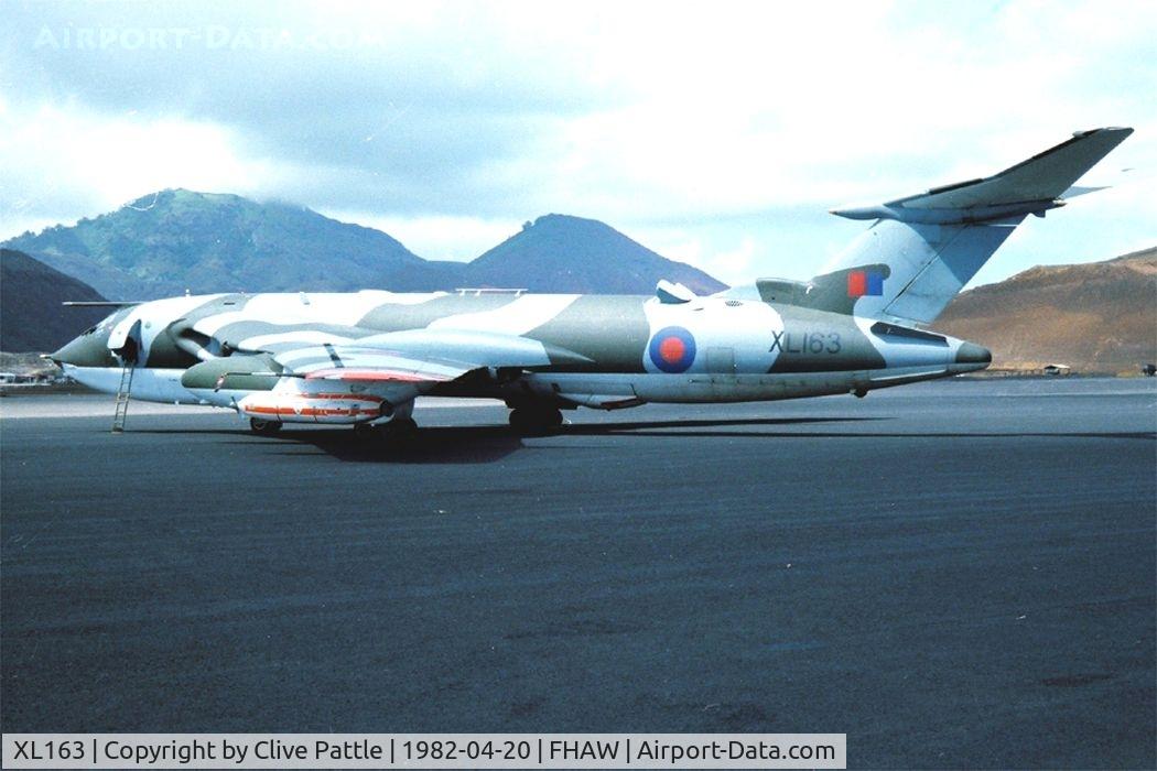 XL163, 1962 Handley Page Victor K.2 C/N HP80/66, H.P 80 Victor K.2 XL163 of 57 Sqn RAF pictured at Wideawake airfield, Ascension Island in April 1982 during the Falklands War
