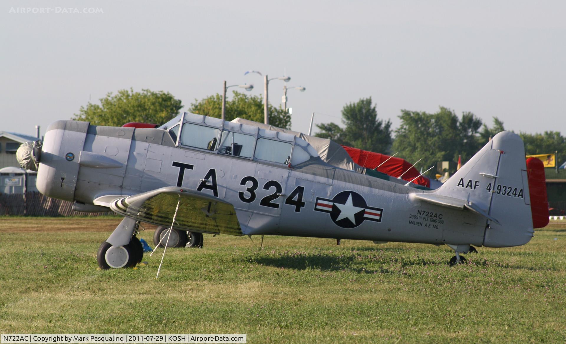 N722AC, North American AT-6G Texan C/N 168-346 (49-3242), North American AT-6G