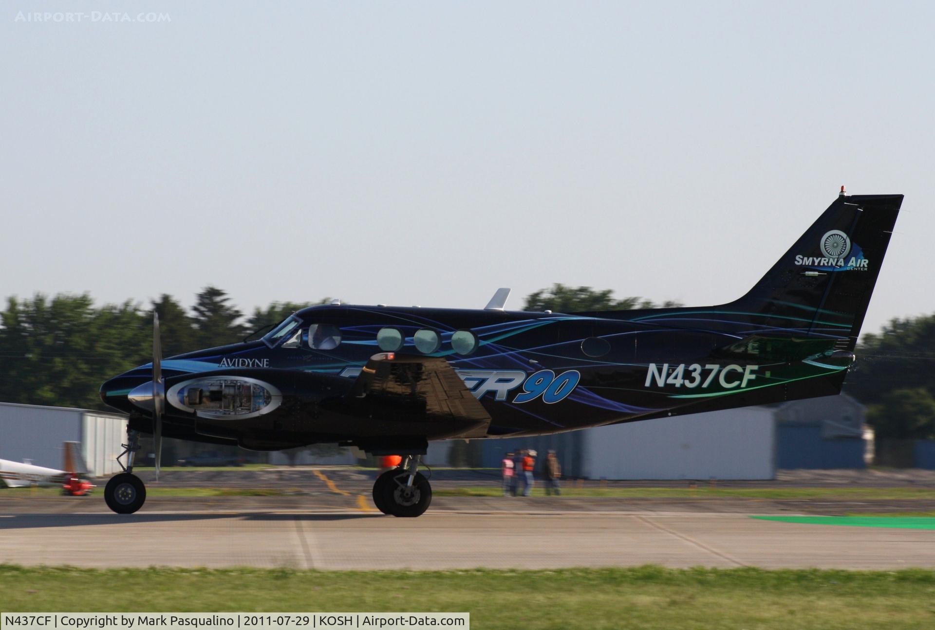 N437CF, 1965 Beech 65-A90 C/N LJ-140, Beech A90