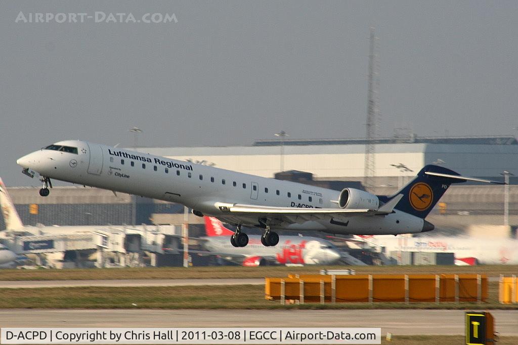 D-ACPD, 2001 Canadair CRJ-701ER (CL-600-2C10) Regional Jet C/N 10015, Lufthansa CityLine