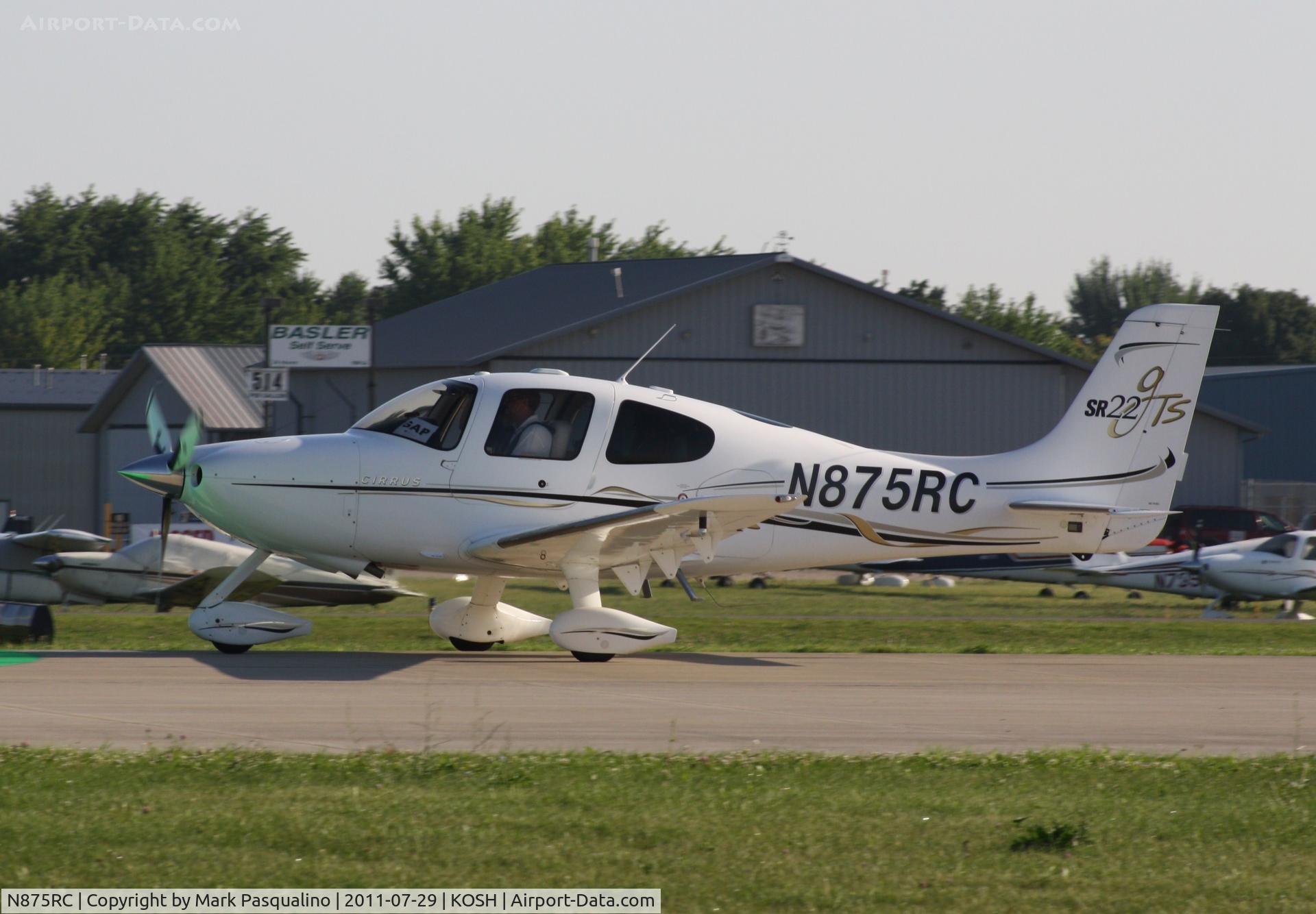 N875RC, 2005 Cirrus SR22 GTS C/N 1692, Cirrus SR22
