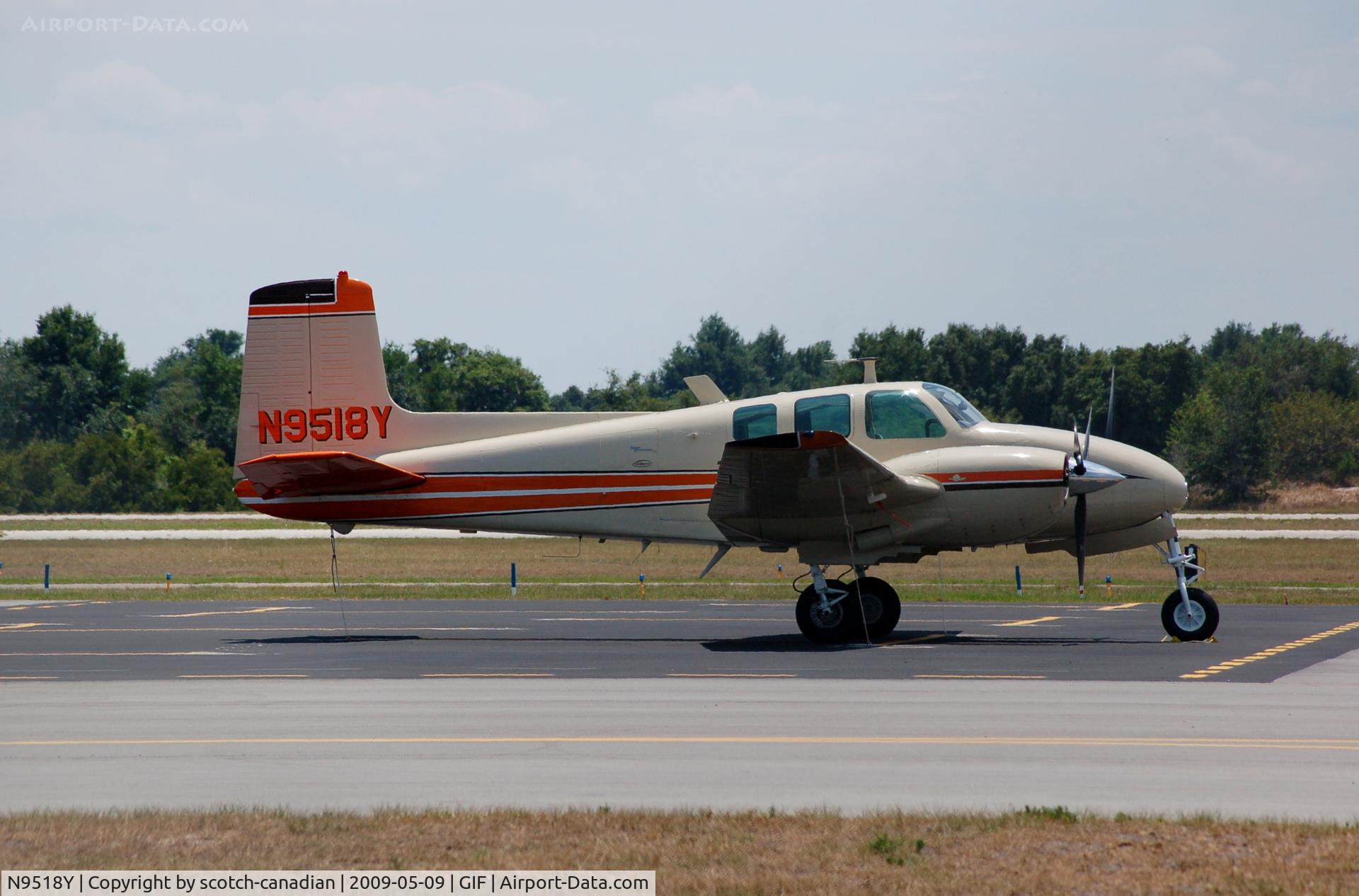 N9518Y, 1962 Beech D50E Twin Bonanza C/N DH-334, 1962 Beech D50E 