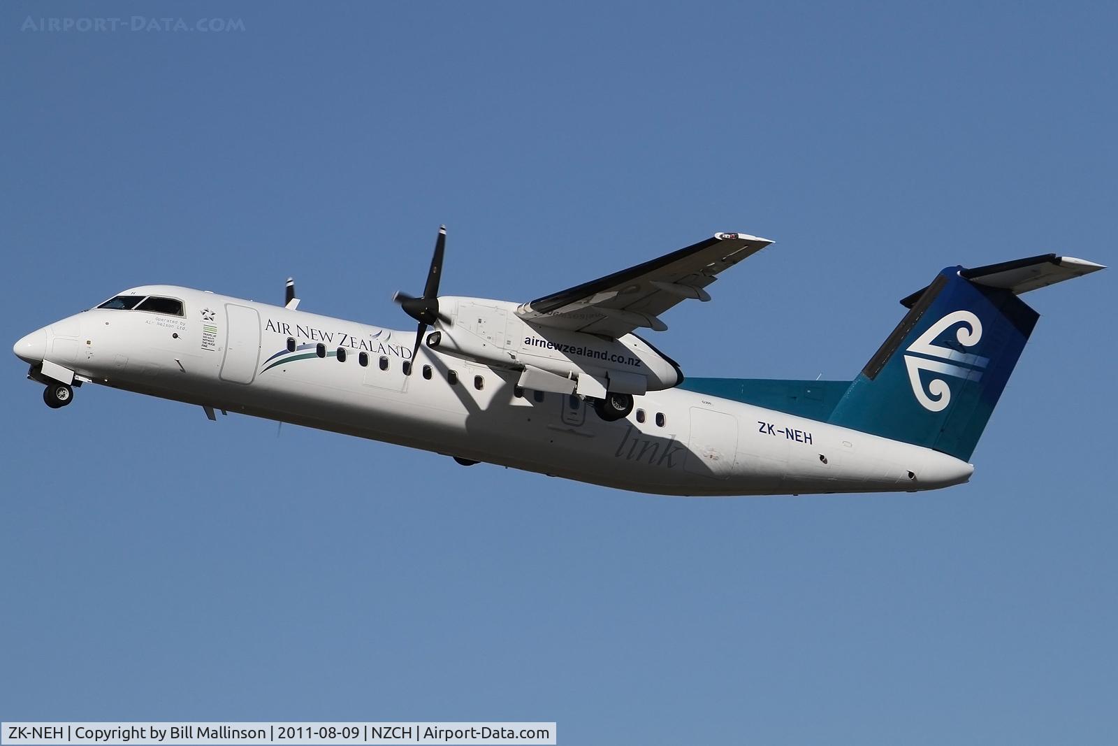 ZK-NEH, 2006 De Havilland Canada DHC-8-311 Dash 8 C/N 623, away from 02