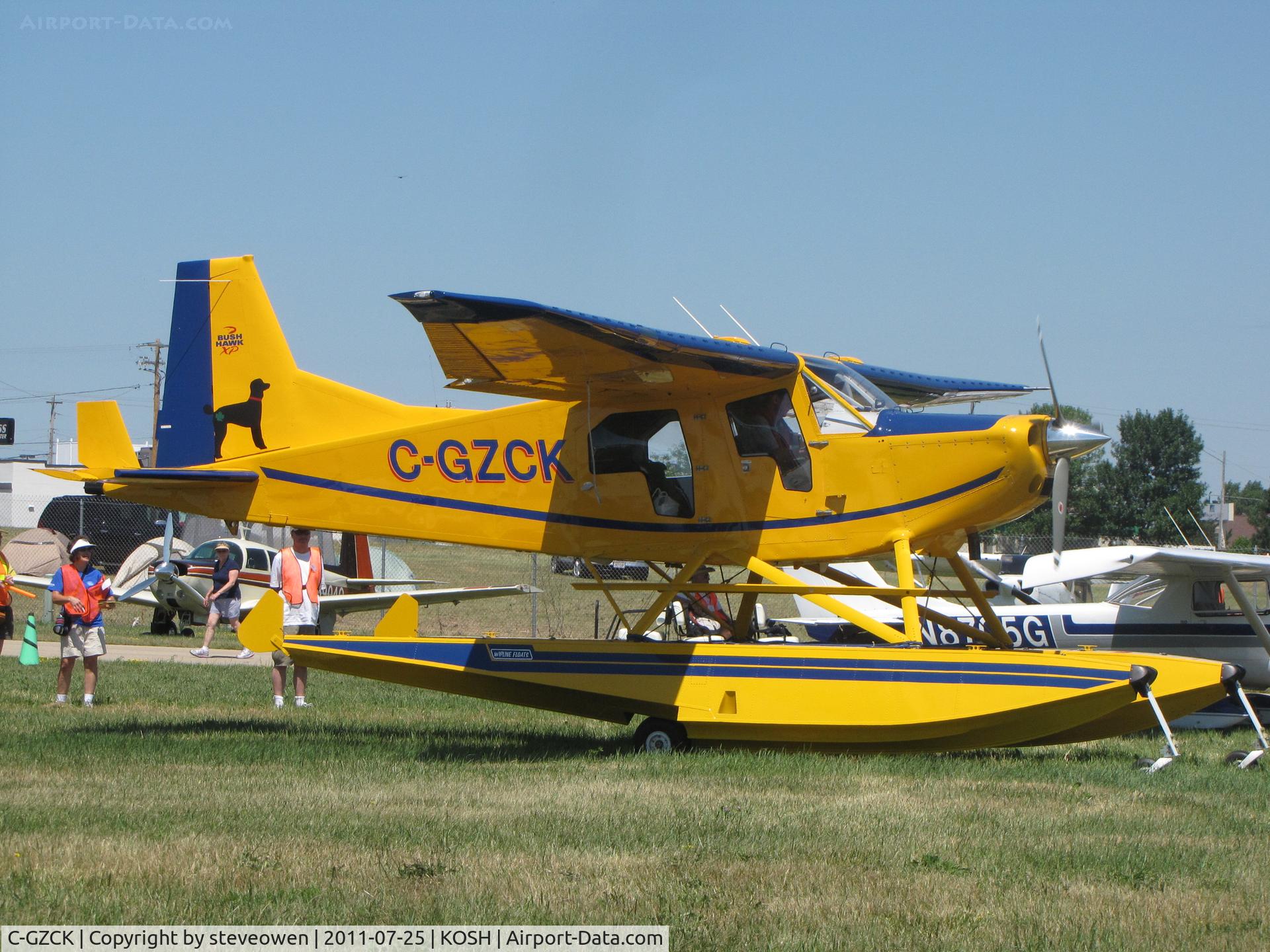 C-GZCK, 2002 Found FBA-2C1 C/N 36, Camped in the N40 GAC camp grounds during EAA2011 @ KOSH