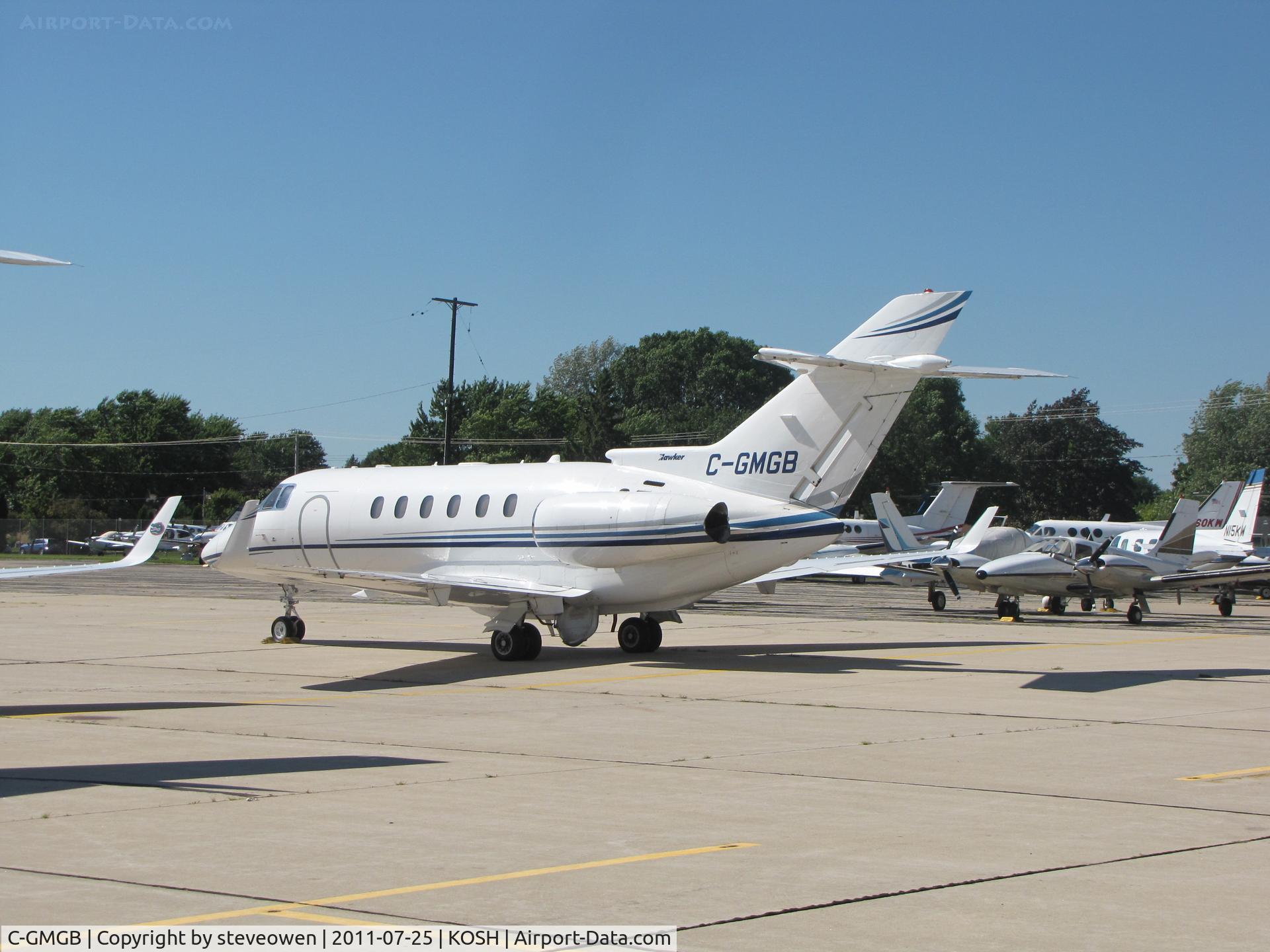 C-GMGB, 2006 Raytheon Hawker 850XP C/N 258814, Basler FBO during EAA 2011