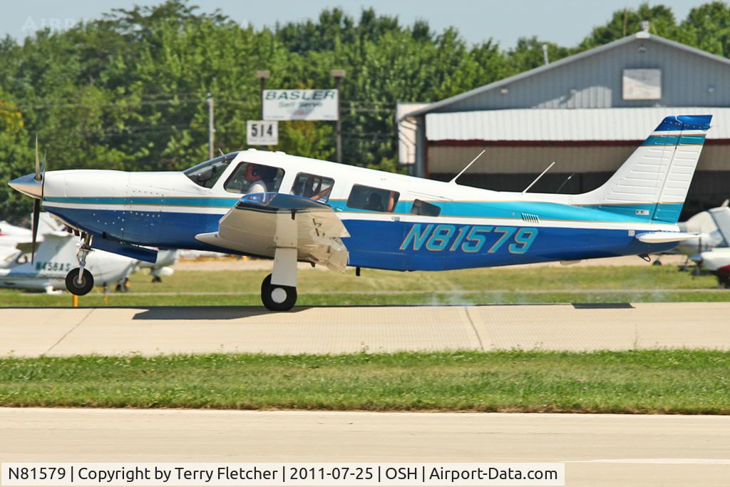 N81579, 1982 Piper PA-32R-301 C/N 32R-8213037, 1982 Piper PA-32R-301, c/n: 32R-8213037 at 2011 Oshkosh