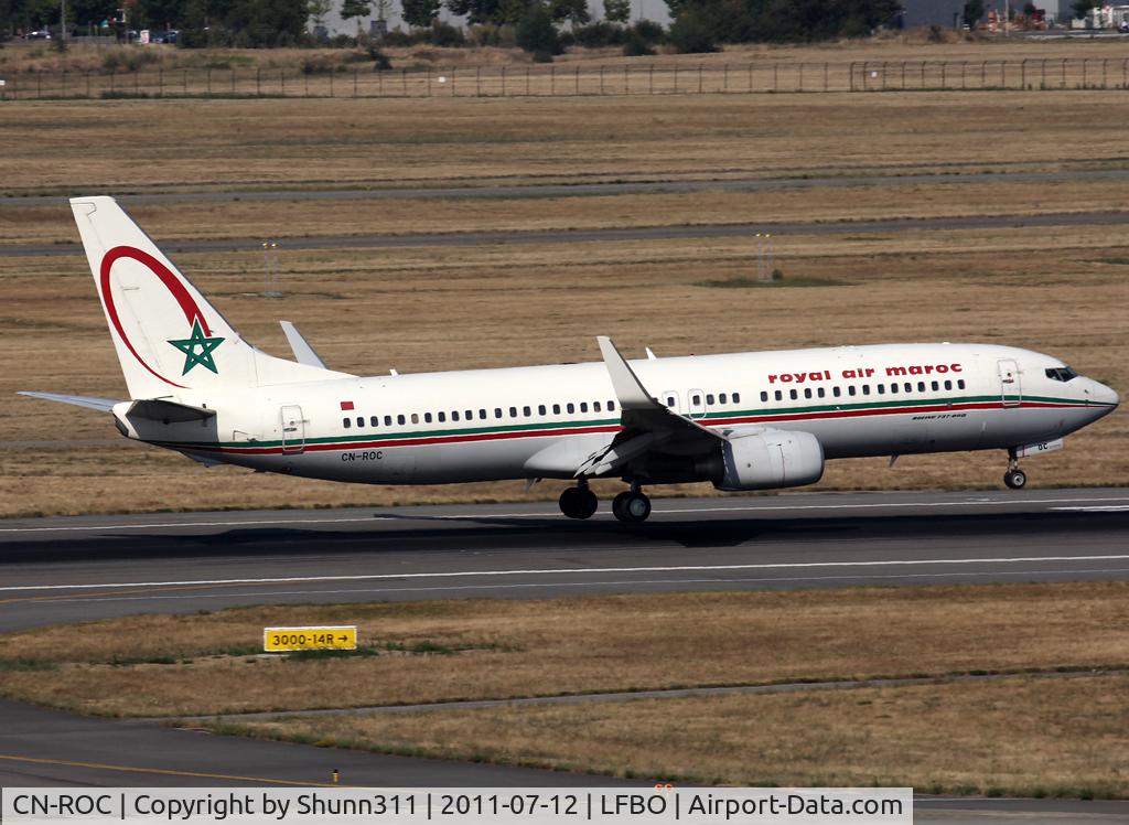 CN-ROC, 2005 Boeing 737-8B6 C/N 33061, Landing rwy 14R