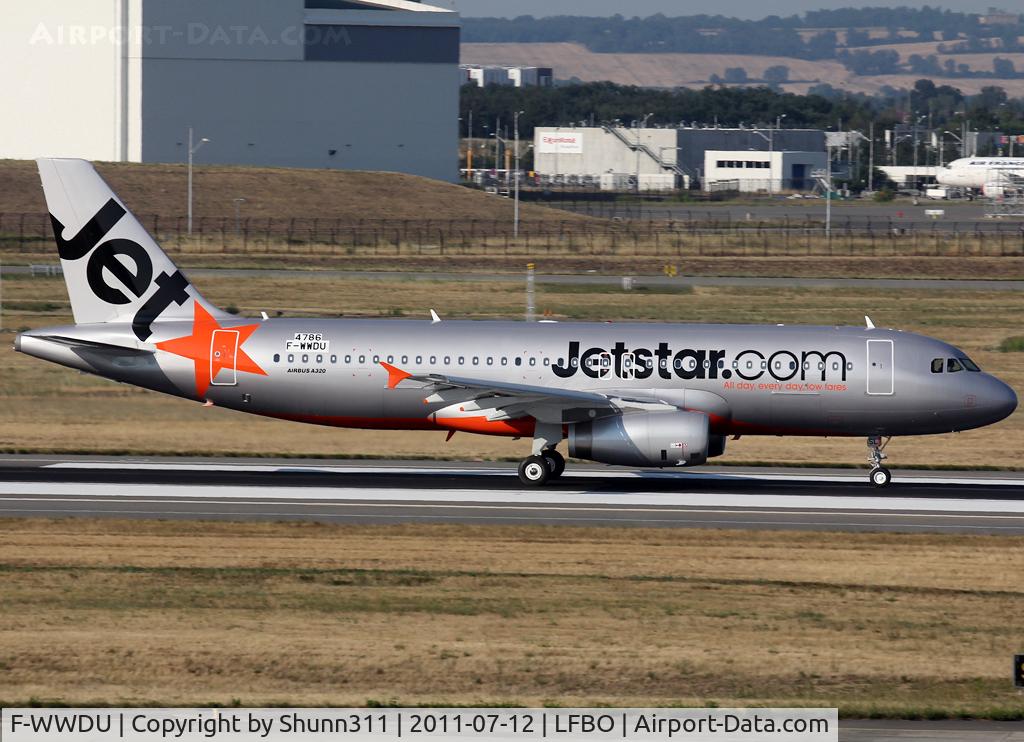 F-WWDU, 2011 Airbus A320-232 C/N 4786, C/n 4786 - To be 9V-JSL
