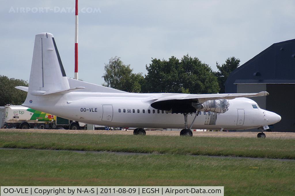 OO-VLE, 1988 Fokker 50 C/N 20132, Stored, for part out