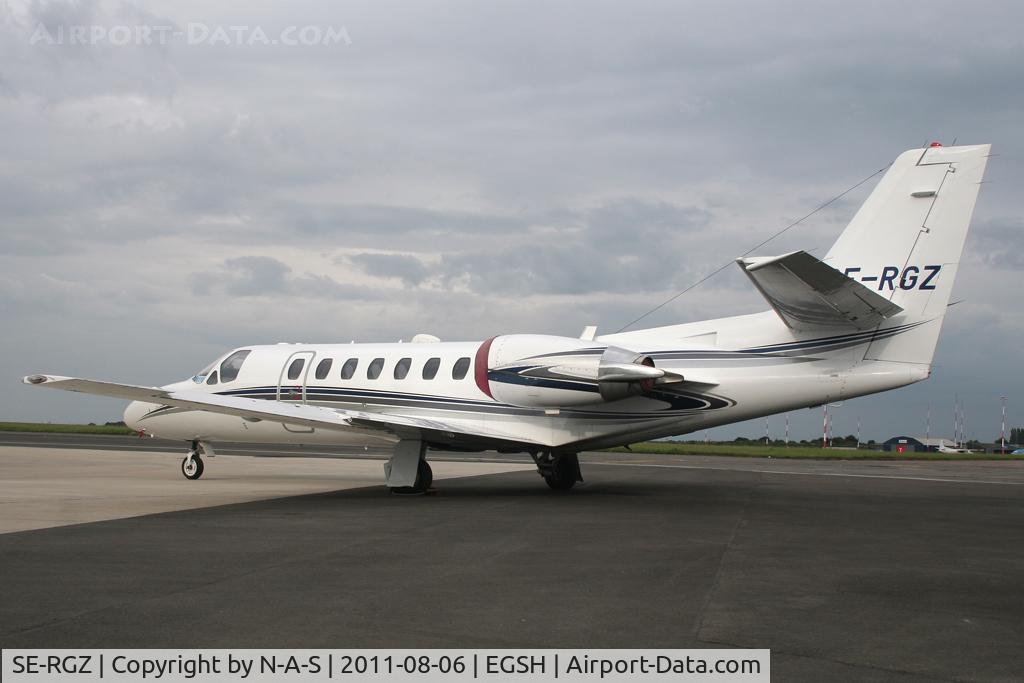 SE-RGZ, 2002 Cessna 560 Citation Encore C/N 560-0607, Visiting Saxon Air