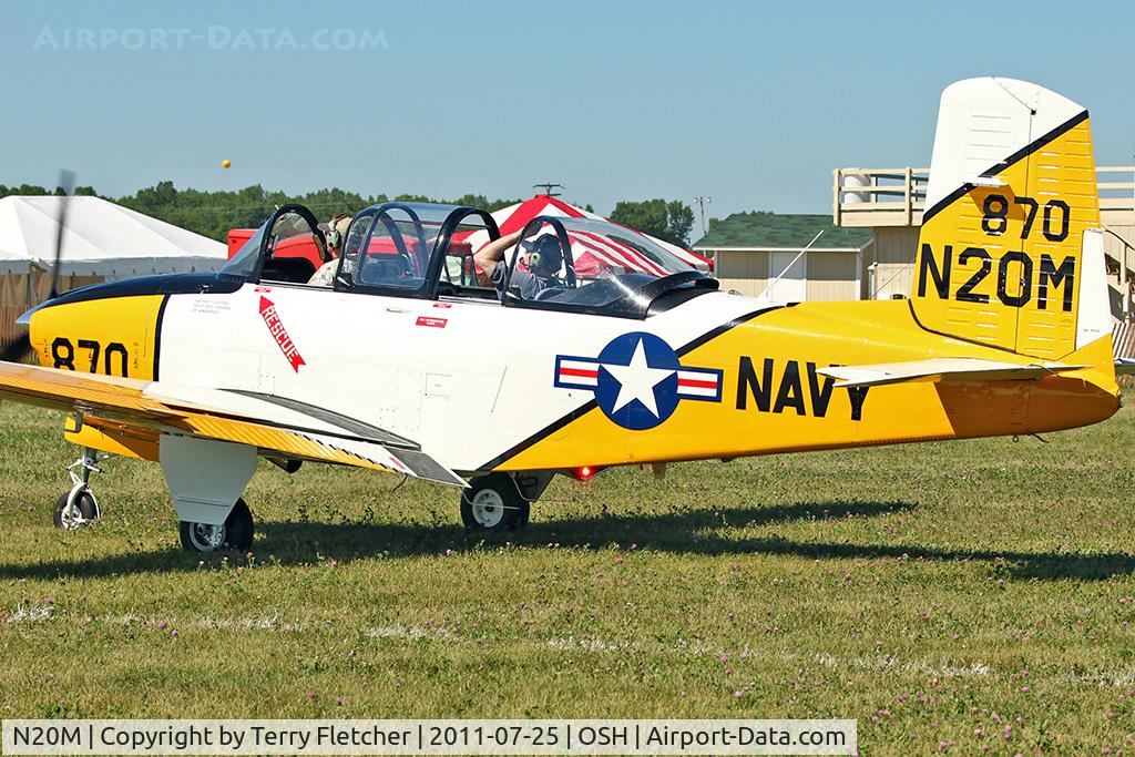 N20M, 1956 Beech-Parks D-45 C/N BG-204, Beech-parks BEECH-PARKS D-45, c/n: BG-204 ex Bu140870 at 2011 Oshkosh