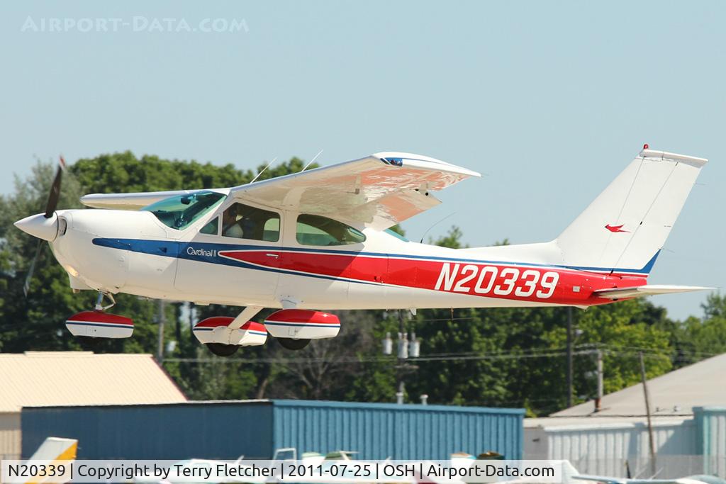 N20339, 1977 Cessna 177B Cardinal C/N 17702659, 1977 Cessna 177B, c/n: 17702659 arriving at 2011 Oshkosh