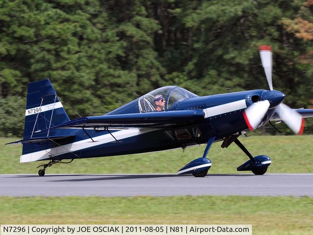 N7296, 1996 Grohsmeyer S P/rockwell C E Eigenhawk C/N 001, Arriving at Hammonton