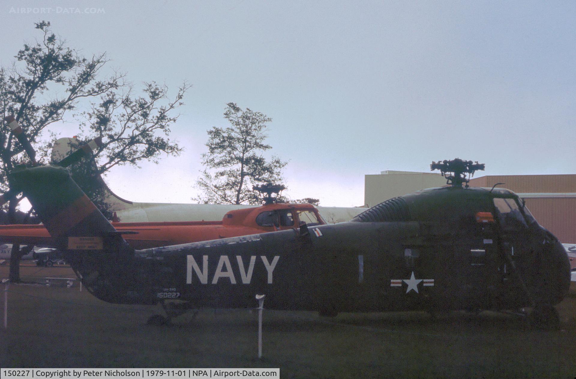 150227, Sikorsky UH-34D Seahorse C/N 58-1585, UH-34D Seahorse as displayed at the Pensacola Naval Aviation Museum in November 1979.