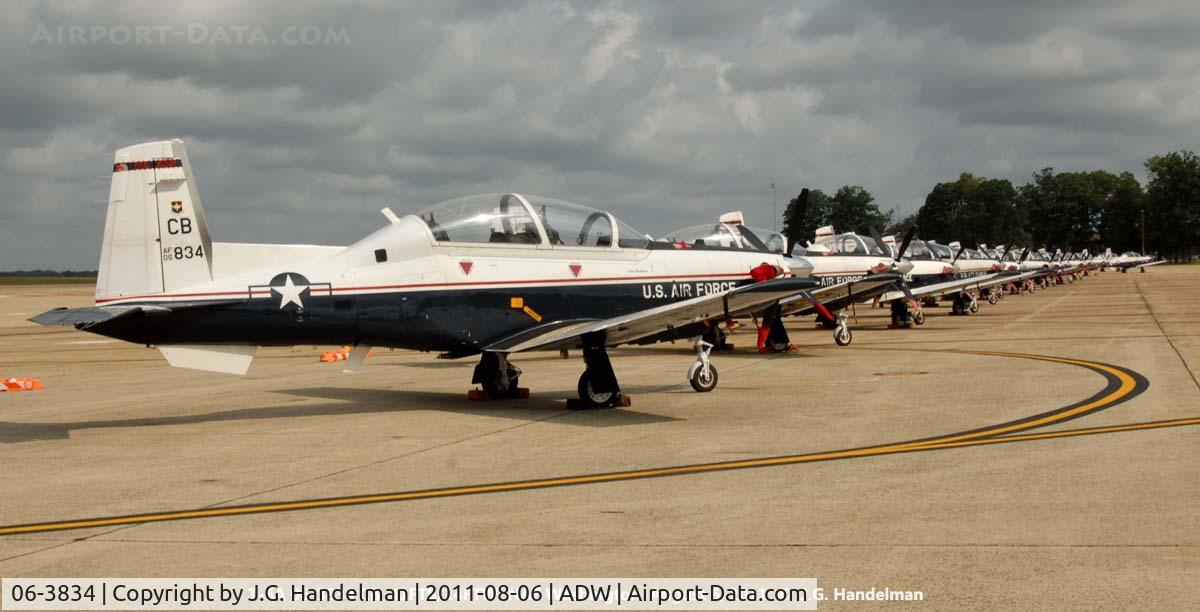 06-3834, 2006 Raytheon T-6A Texan II C/N PT-389, at NAF Washington