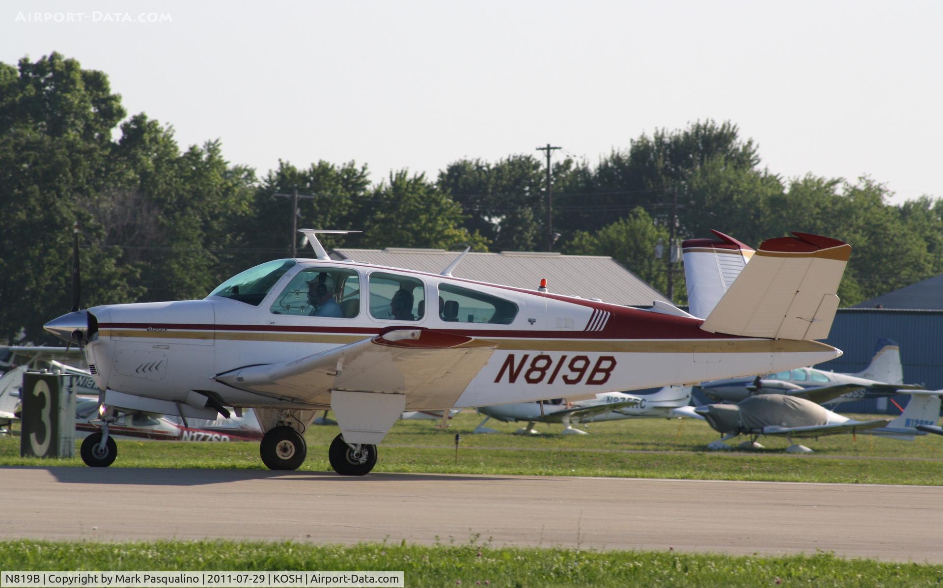 N819B, 1978 Beech V35B Bonanza C/N D-10186, Beech V35B