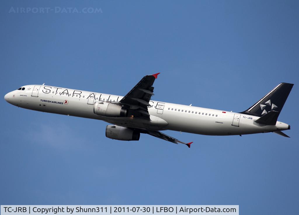 TC-JRB, 2006 Airbus A321-231 C/N 2868, Taking off from rwy 32R... Star Alliance c/s