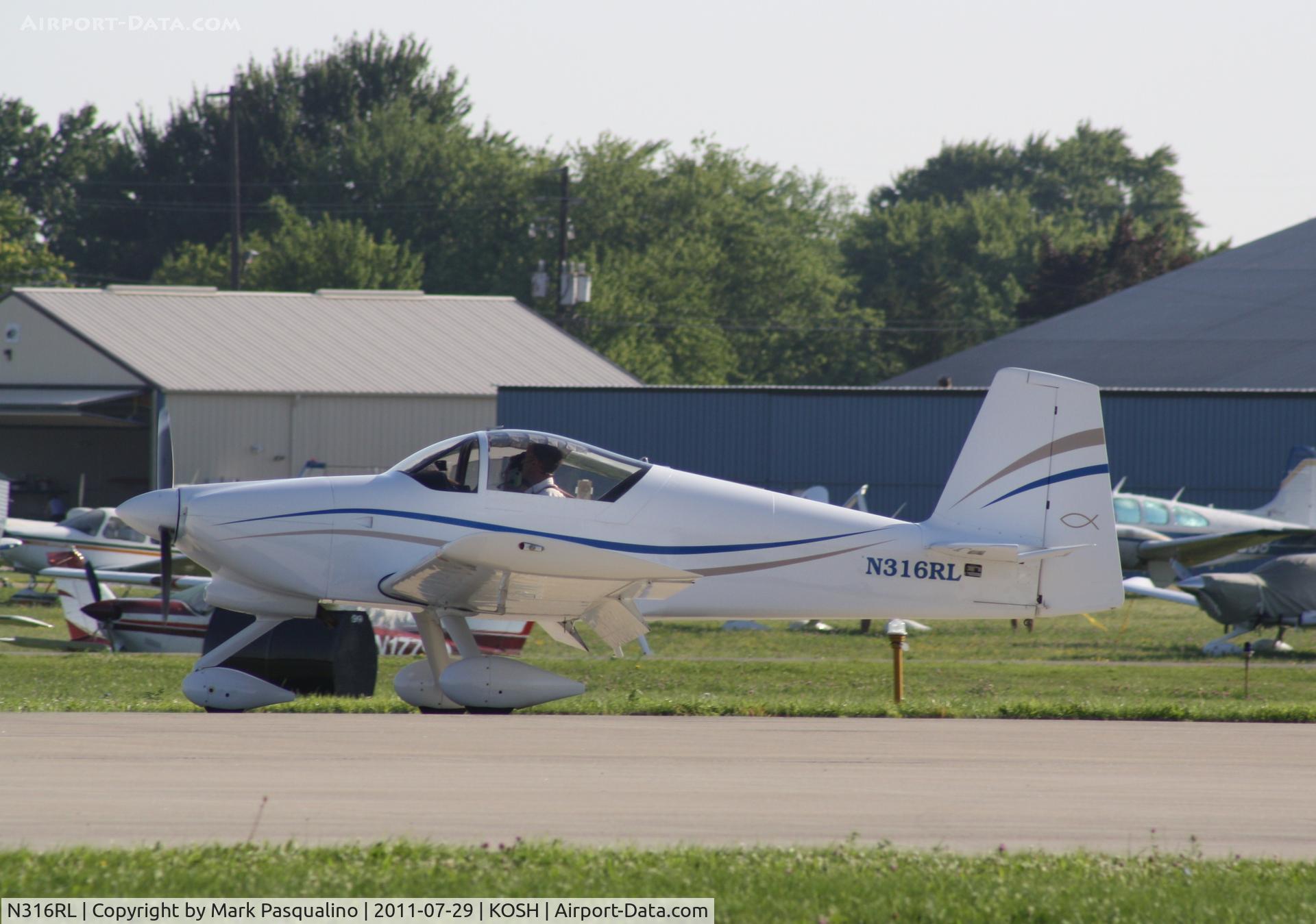 N316RL, 2005 Vans RV-6A C/N 25826, Vans RV-6A