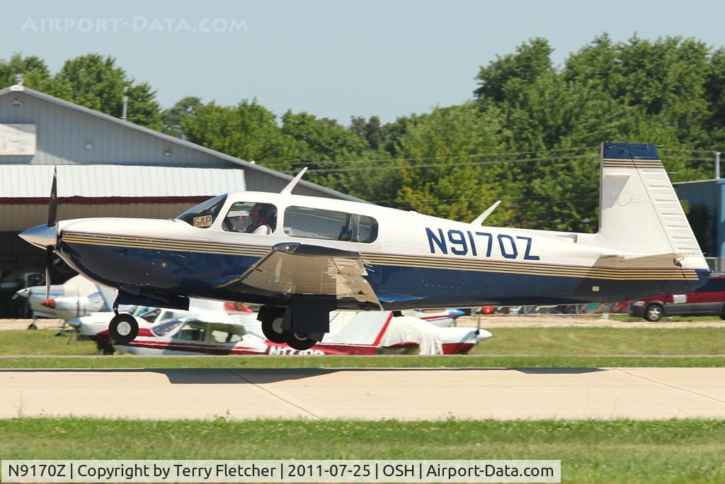 N9170Z, 1996 Mooney M20R Ovation C/N 29-0083, 1996 Mooney M20R, c/n: 29-0083 at 2011 Oshkosh
