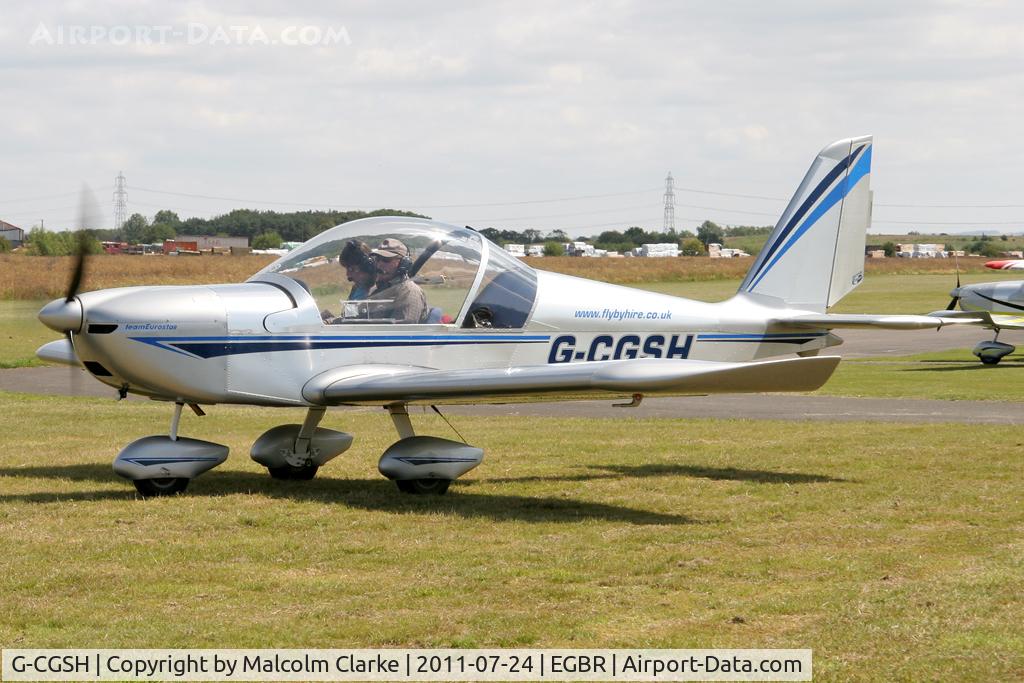 G-CGSH, 2010 Cosmik EV-97 TeamEurostar UK C/N 3604, Aerotechnik EV-97 TeamEurostar UK at Breighton Airfield's Wings & Wheels Weekend, July 2011.