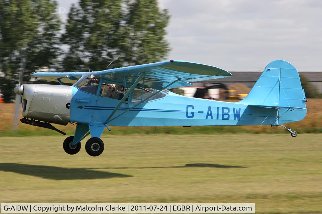 G-AIBW, 1946 Auster J-1N Alpha C/N 2158, Auster J1N at Breighton Airfield's Wings & Wheels Weekend, July 2011.