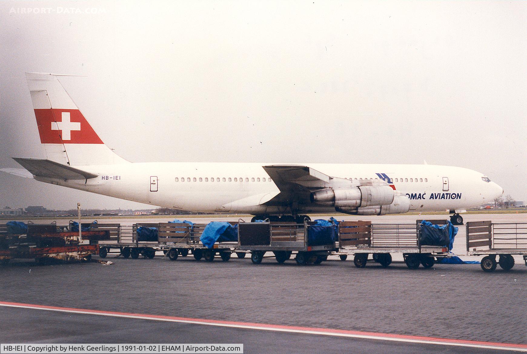 HB-IEI, 1967 Boeing 707-328C C/N 19521, Homac Aviation