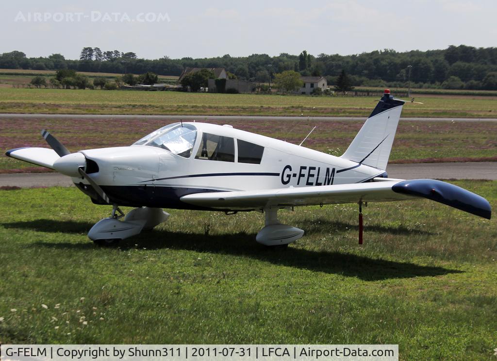 G-FELM, 1966 Piper PA-28-180 Cherokee C/N 28-3663, Parked on the grass...