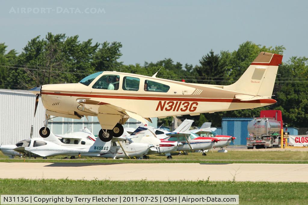 N3113G, 1988 Beech F33A Bonanza C/N CE-1252, 1988 Beech F33A, c/n: CE-1252 at 2011 Oshkosh