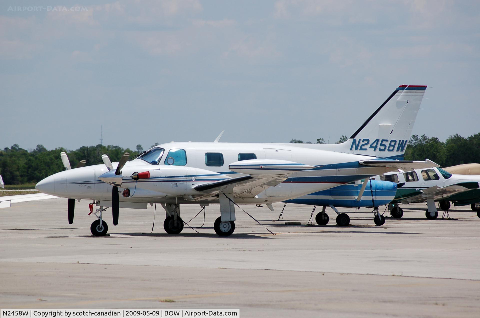 N2458W, 1967 Piper PA-31T1 C/N 31T-8004017, 1967 Piper PA-31T1 N2458W at Bartow Municipal Airport, Bartow, FL