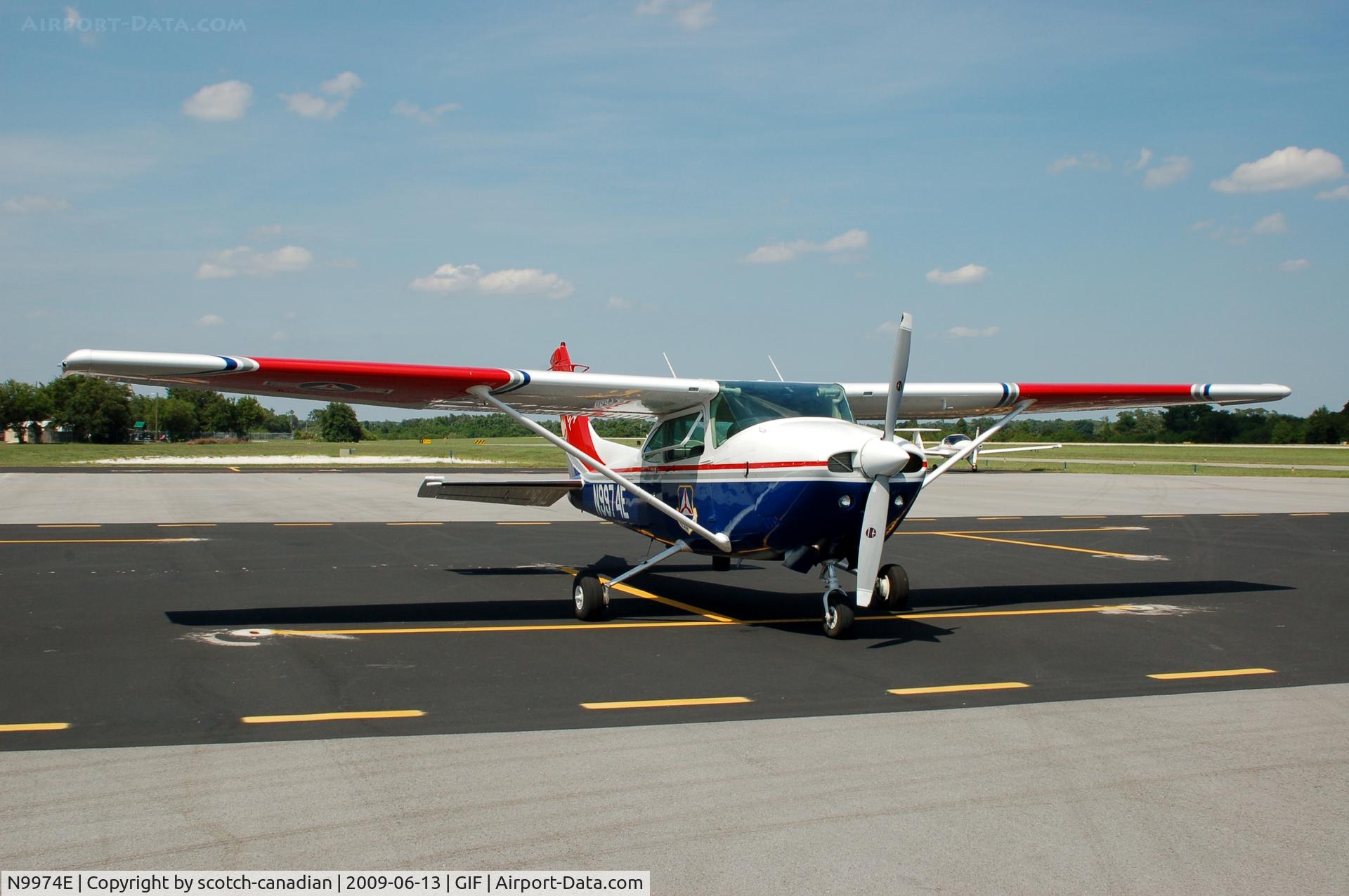 N9974E, 1985 Cessna 182R Skylane C/N 18268477, 1985 Civil Air Patrol Cessna 182R N9974E at Gilbert Airport, Winter Haven, FL