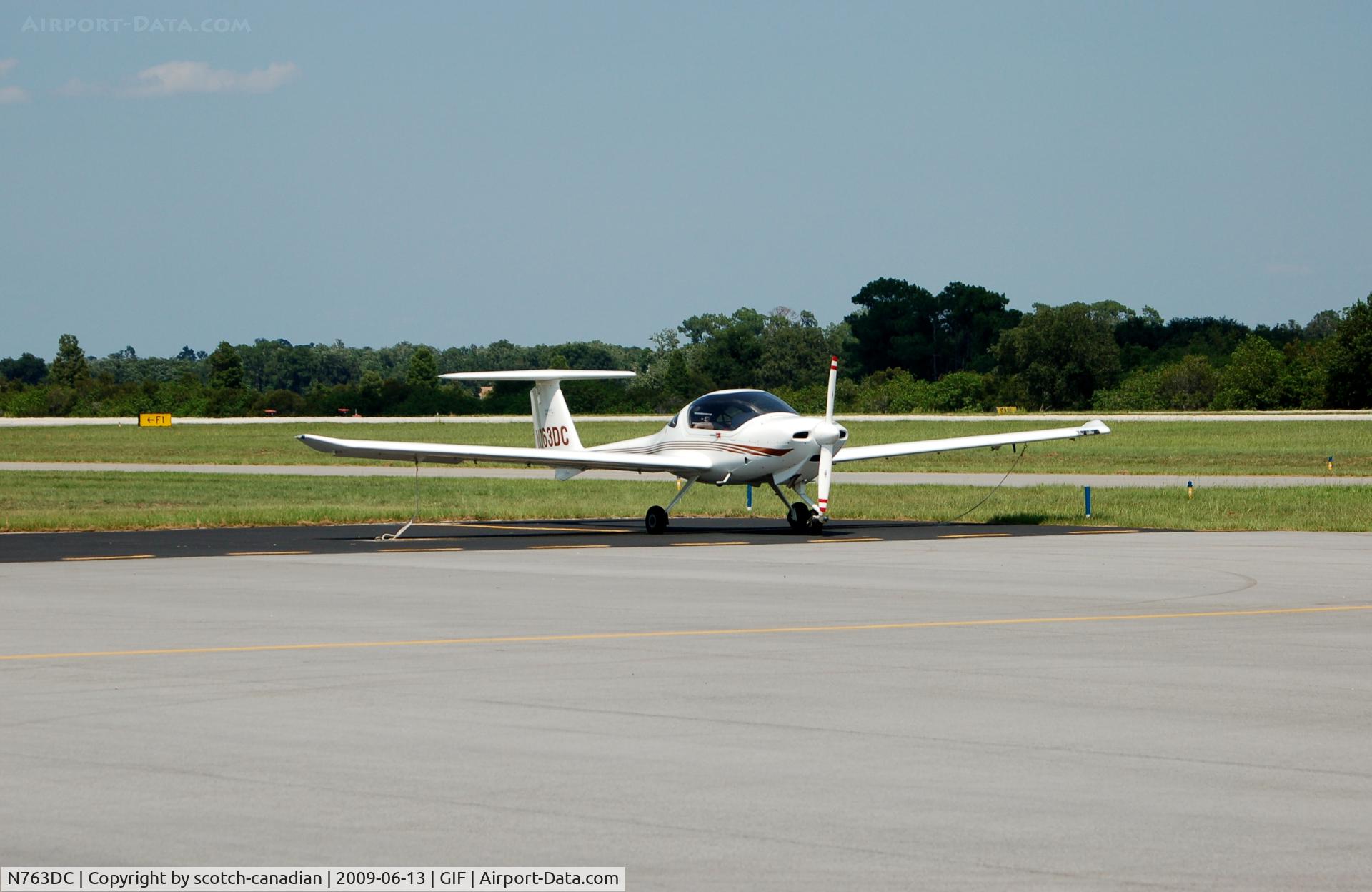 N763DC, 2001 Diamond DA-20C-1 Eclipse C/N C0163, 2001 Diamond Aircraft DA 20-C1 N763DC at Gilbert Airport, Winter Haven, FL