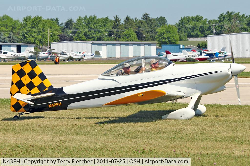N43FH, 1995 Vans RV-4 C/N 2843, 1995 Hutchins Frank RV-4, c/n: 2843 at 2011 Oshkosh