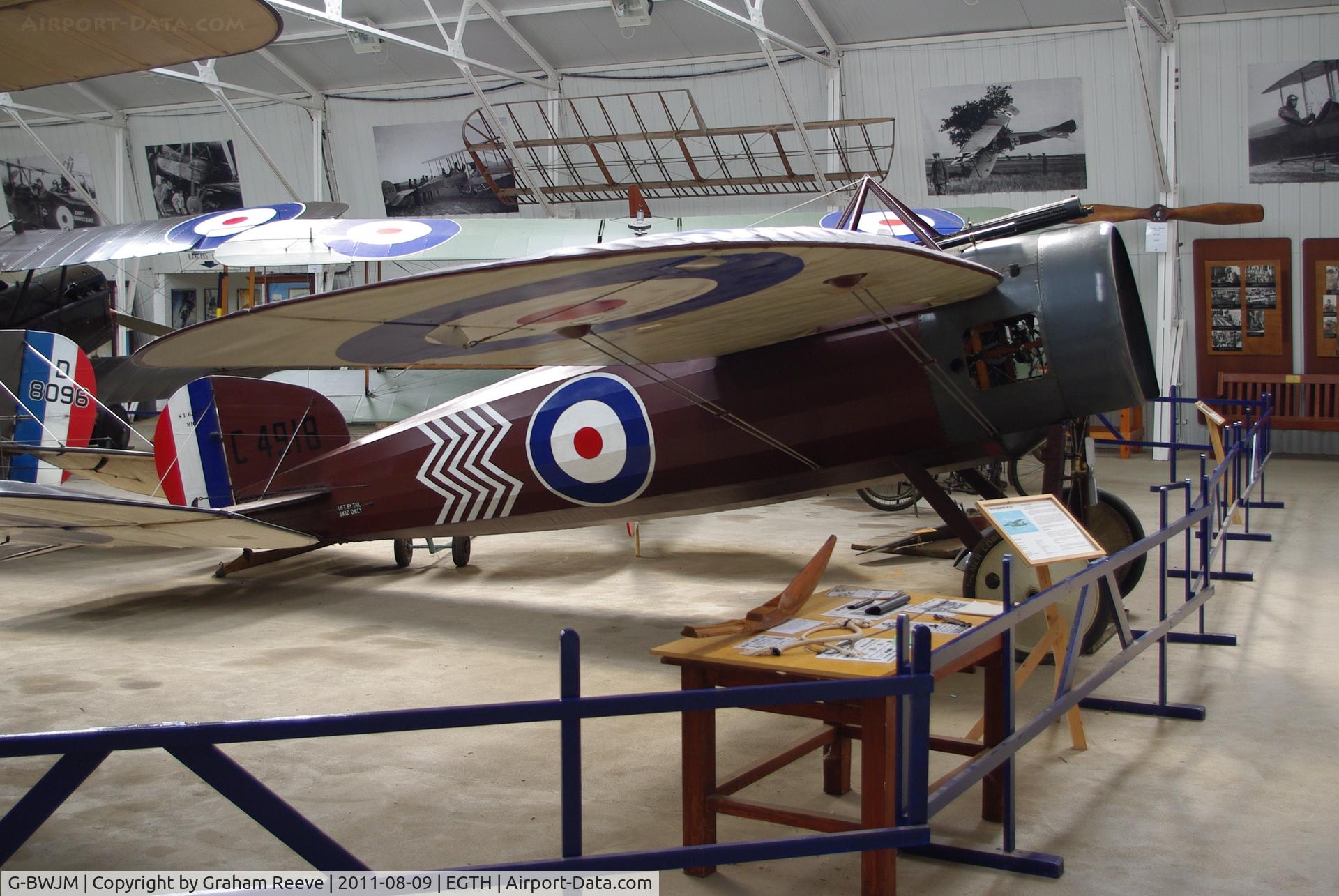 G-BWJM, 1981 Bristol M-1C Replica C/N NAW-2, On display.