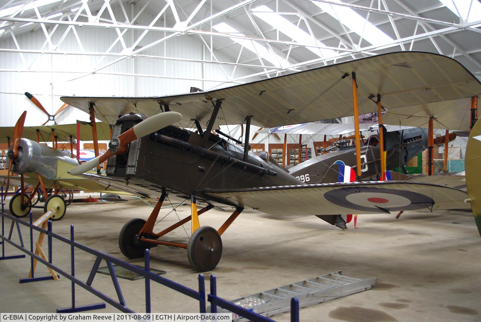 G-EBIA, 1918 Royal Aircraft Factory SE-5A C/N 654/2404, On display.