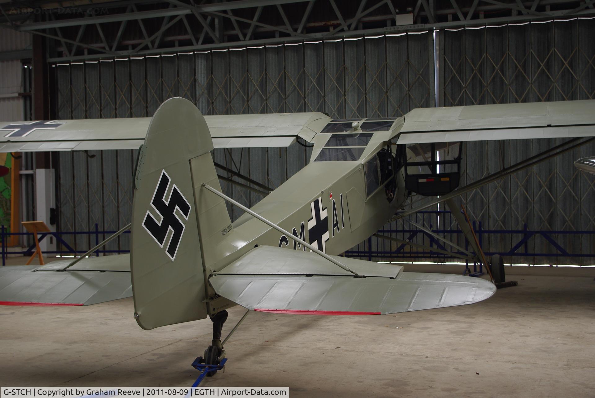 G-STCH, 1942 Fieseler Fi-156A-1 Storch C/N 2088, On display.