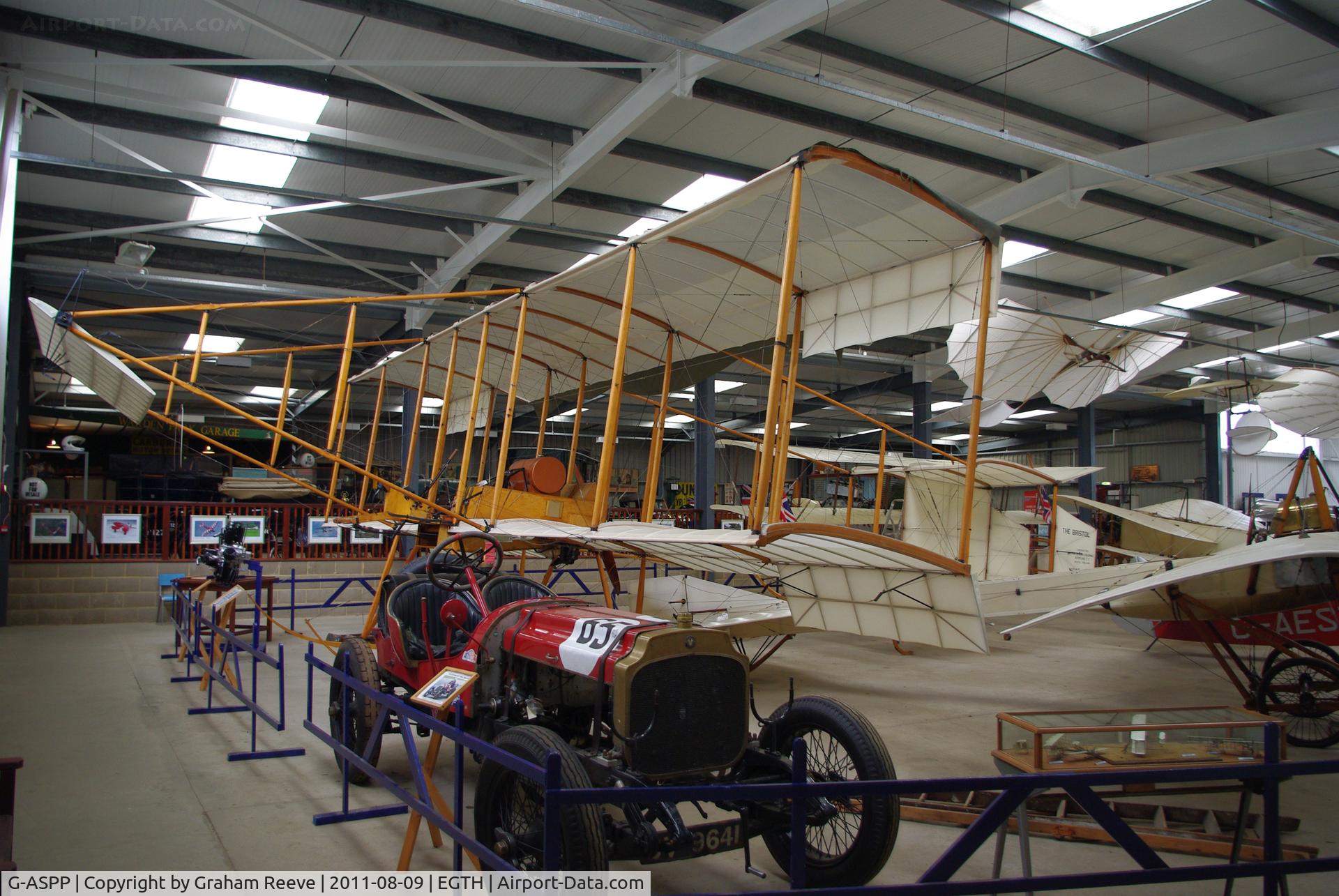 G-ASPP, 1964 Bristol Boxkite Replica C/N BM.7279, On dispaly.