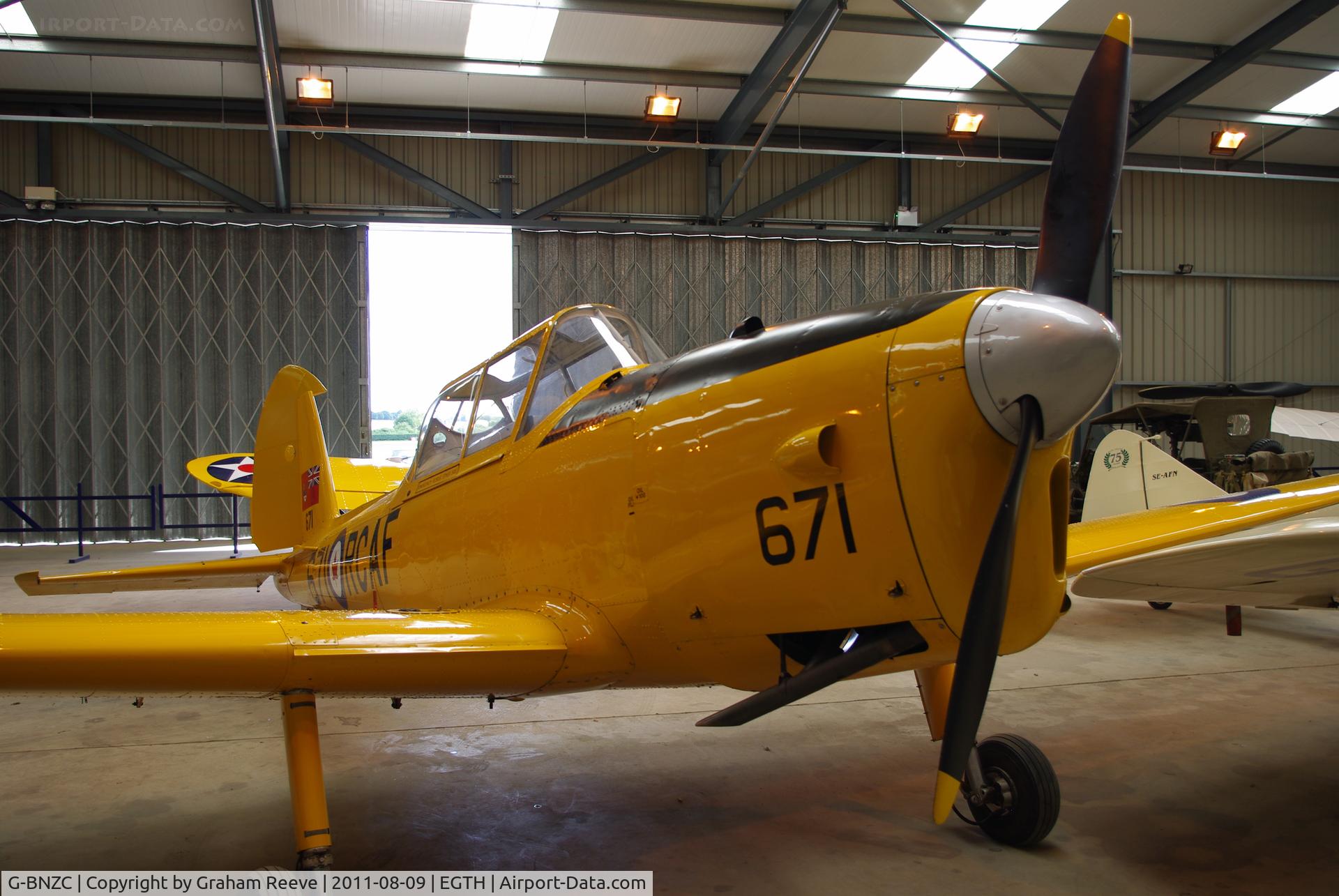 G-BNZC, 1952 De Havilland DHC-1 Chipmunk 22 C/N C1/0778, On display.